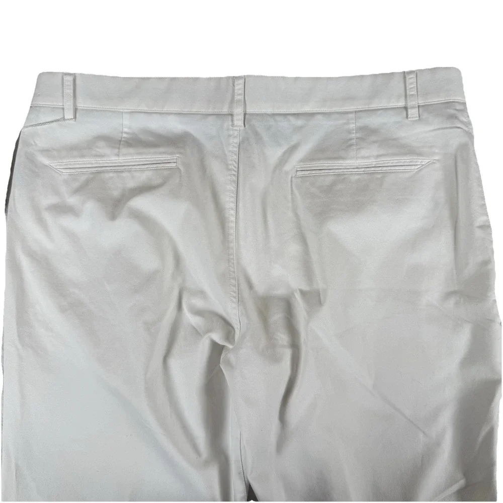 Nike Golf Modern Fit Stretch White Pants Mens 38x32